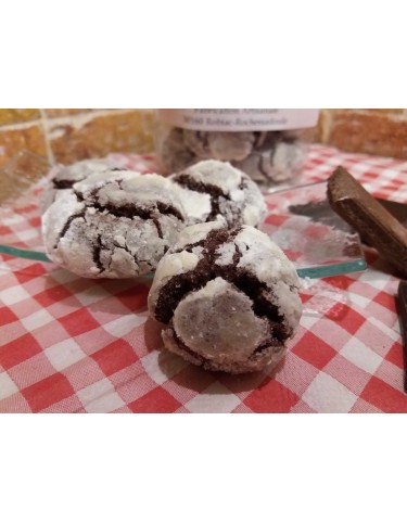 Crinkles au chocolat et à la framboise