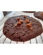 Maxi cookie tout chocolat et caramel